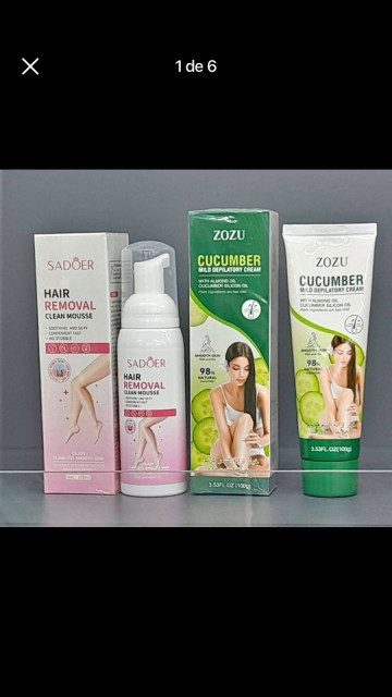 Spray para depilação